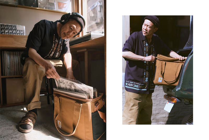 Dettagli funzionali degli accessori Carhartt WIP x RAMIDUS