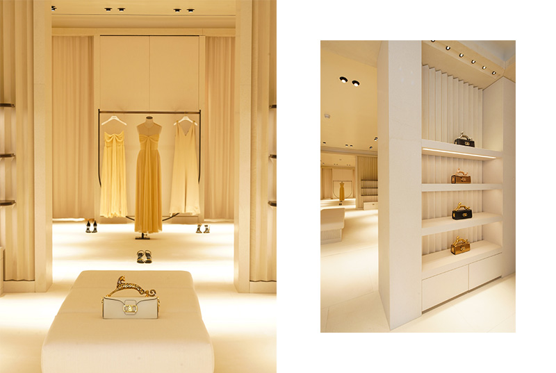 Art Deco interior of Lanvin's new Madison Avenue boutique