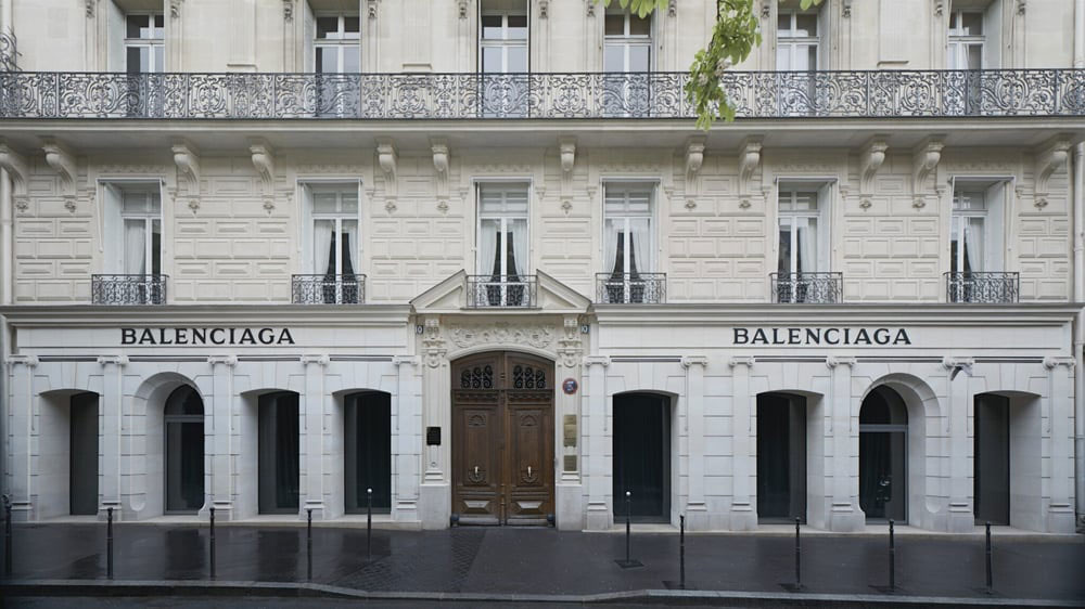 Balenciaga Couture Store offering an exclusive retail experience