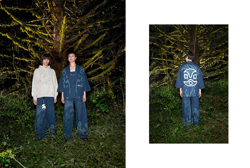 Levi's x Studio Ghibli sweatshirts and t-shirts with film quotes