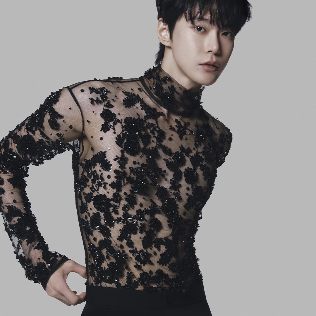 NCT's Doyoung in the Dolce & Gabbana advertising campaign
