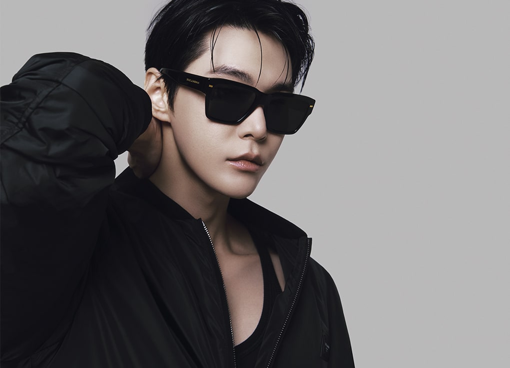 Doyoung wearing tailored Dolce & Gabbana Fall Winter 2023 looks