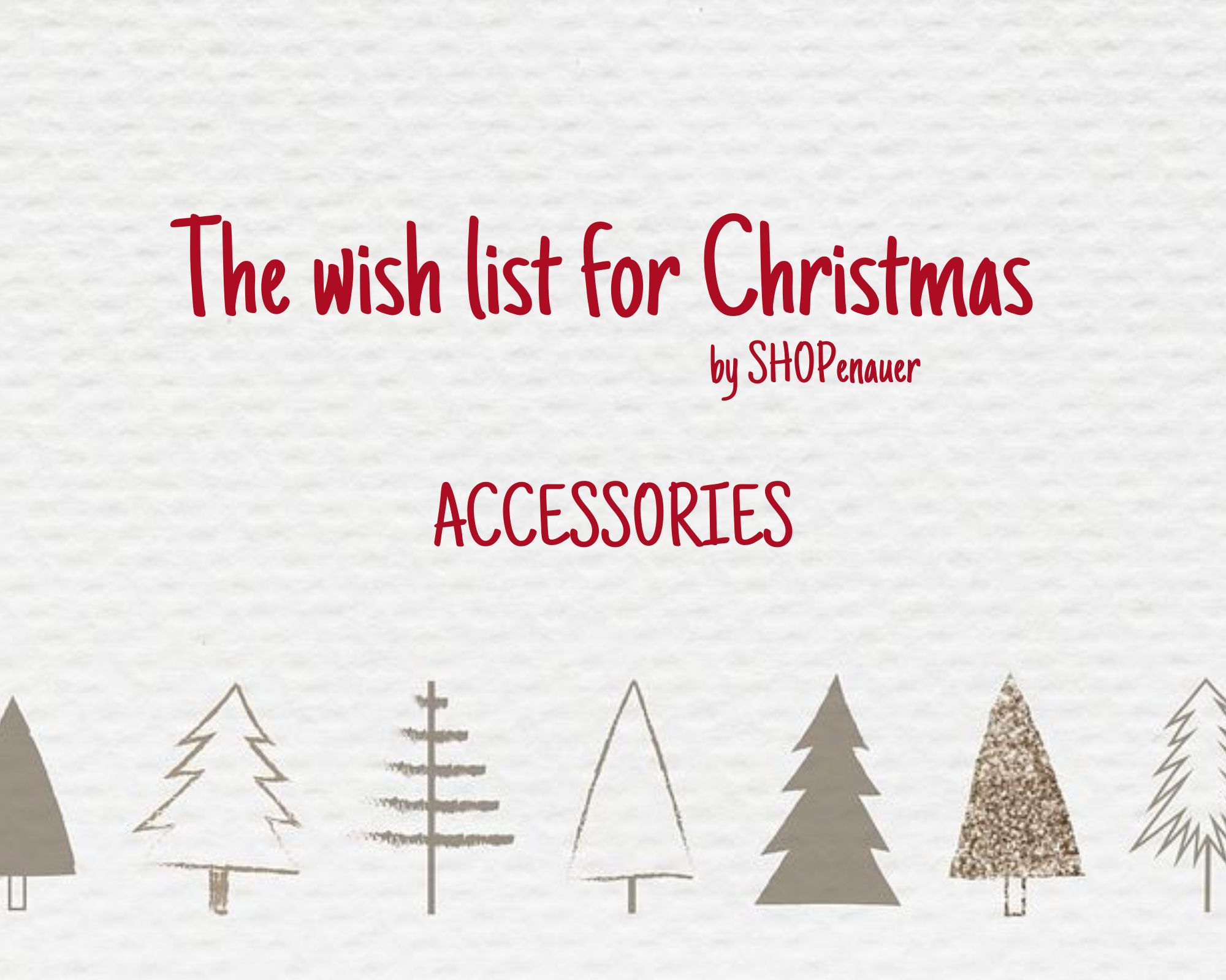 La wish list natalizia by SHOPenauer