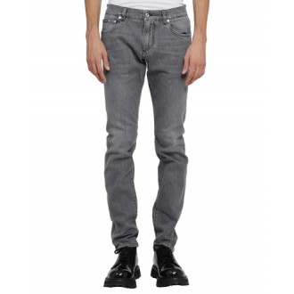Dolce & Gabbana gray skinny jeans