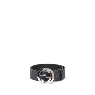 Gucci Gg Supreme Belt With G Buckle W.40