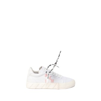 Off White Low Vulcanized Eco Canvas Sneakers