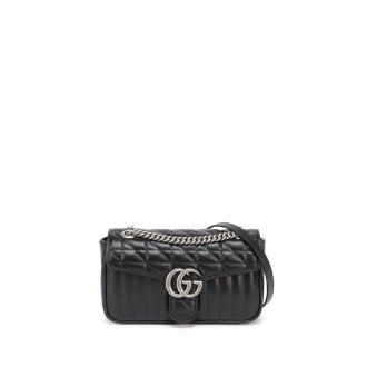 Gucci Small Gg Marmont  Matelassé Shoulder Bag