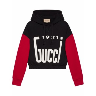 Gucci Cropped Logo Hoodie
