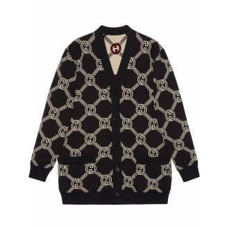 Gucci Reversible Cardigan With Logo