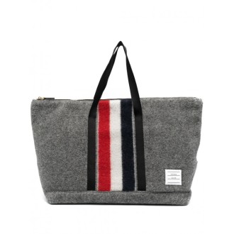 Thom Browne - Grey Virgin Wool Blend Tote Bag