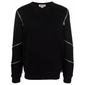 Alexander McQueen Zip Spiral Sweatshirt