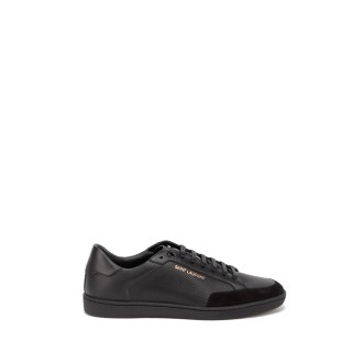 Saint Laurent `Court Classic Sl/10` Sneakers Perforated Leather And Su