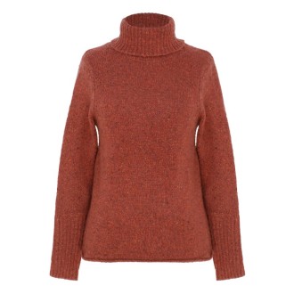 360 Sweater - Henna Cashmere Turtleneck Sweater