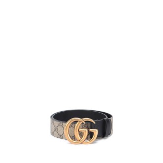 Gucci `Gg` Belt With Double G Buckle