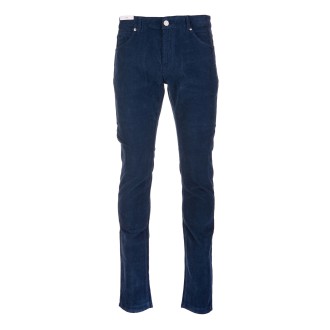 Pantalone Uomo cotone elastico capri CHINO skinny slim fit jeans VELLUTO new 