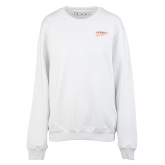 off-white sweatshirt with rubber logo | SHOPenauer