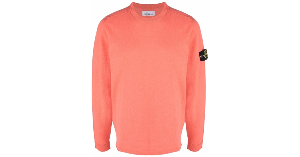stone island coral sweatshirt