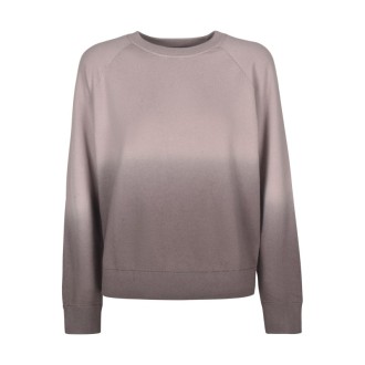 360 Sweater - Soft Mauve Cashmere And Cotton Giovanna Sweater