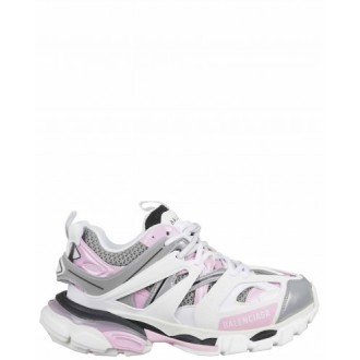 Balenciaga white, pink and grey Track sneakers
