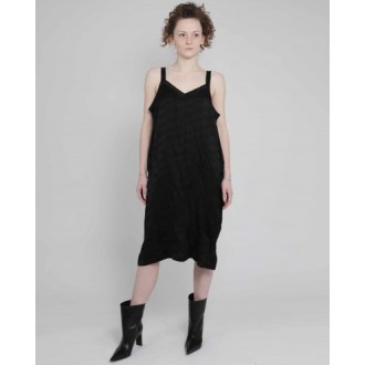 Balenciaga black slip dress