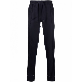 Brioni - Navy Blue Wool Trousers