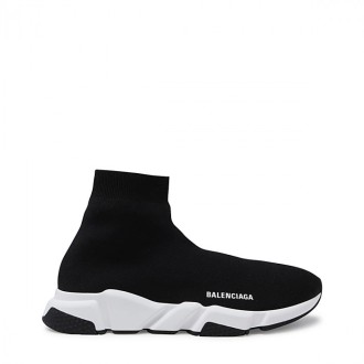 Balenciaga - Black Canvas Speed Lt Sneakers