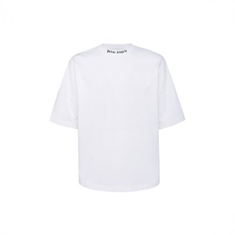 Palm Angels - White Cotton T-shirt