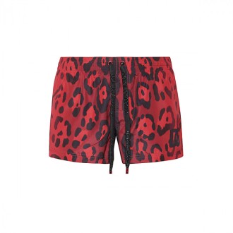Dolce & Gabbana - Red And Black Swimming Shorts