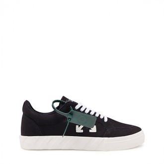 Off-white - Black Canvas Vulcanized Sneakers