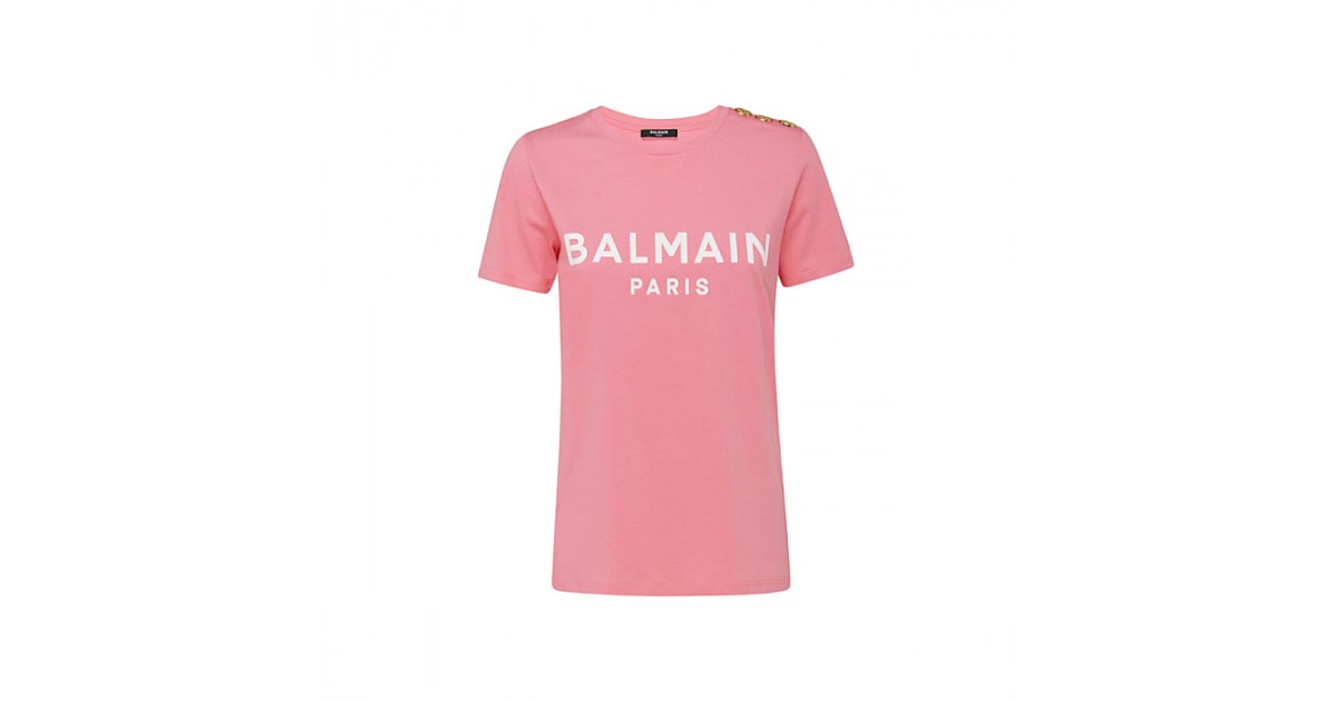 balmain pink shirt