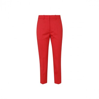 Valentino - Red Wool Trousers