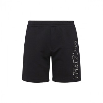 Alexander Mcqueen - Black Cotton Shorts