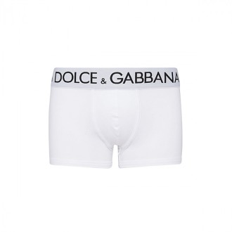 Dolce & Gabbana - White Cotton Boxers
