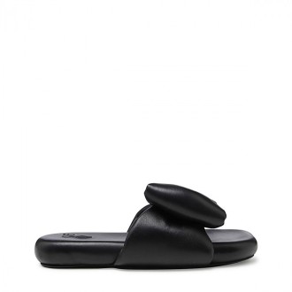 Off-white - Black Leather Slides
