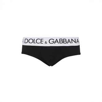 Dolce & Gabbana - Black Cotton Slip