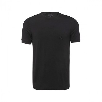 Giorgio Armani - Black Viscose-blend T-shirt