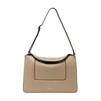 Wandler - Beige Leather Penelope Crossbody Bag