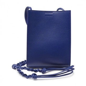 Jil Sander - Blue Leather Tangle Crossbody Bag