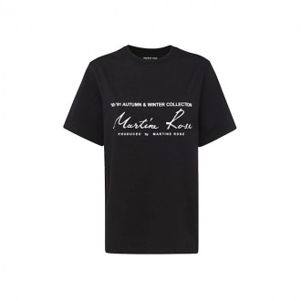 Martine Rose - Black Cotton T-shirt