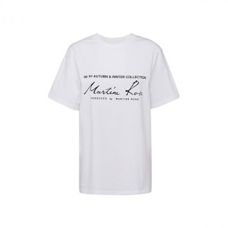 Martine Rose - White Cotton T-shirt