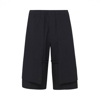 Craig Green - Black Cotton Bermuda Shorts