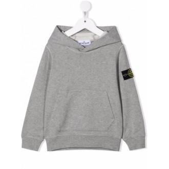Stone Island - Grey Cotton Sweatshirt