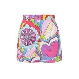 Dolce & Gabbana - Multicolor Stretch Cotton Shorts