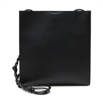 Jil Sander - Black Leather Tangle Crossbody Bag