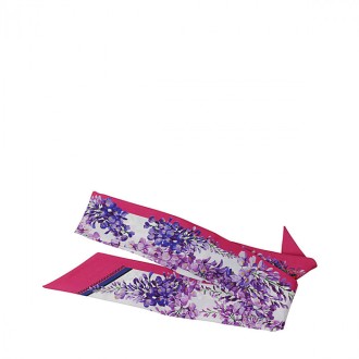Dolce & Gabbana - Lilac Silk Scarf