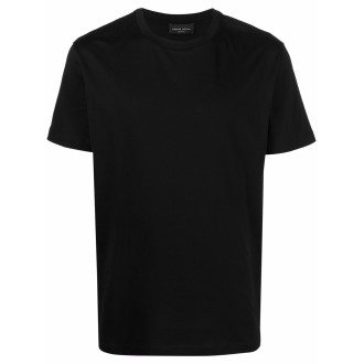 ROBERTO COLLINA T-shirt nera in cotone a maniche corte