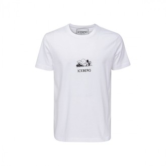 Iceberg - White Cotton T-shirt