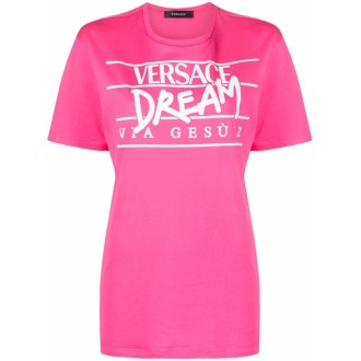 versace t-shirt with chain logo print | SHOPenauer