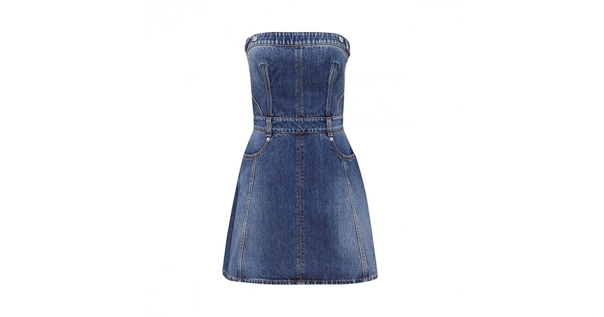 Alexander Mcqueen - Blue Cotton Denim 