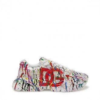Dolce & Gabbana - White Calf Leather Daymaster Sneakers